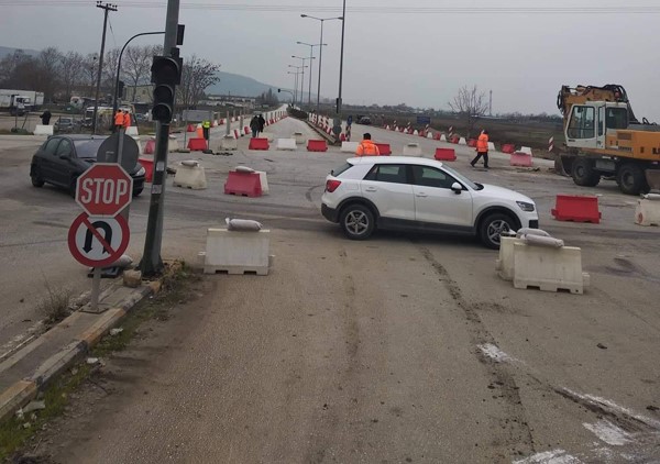 Δύο νέοι κυκλικοί κόμβοι στο δρόμο Λάρισας – Φαρσάλων 