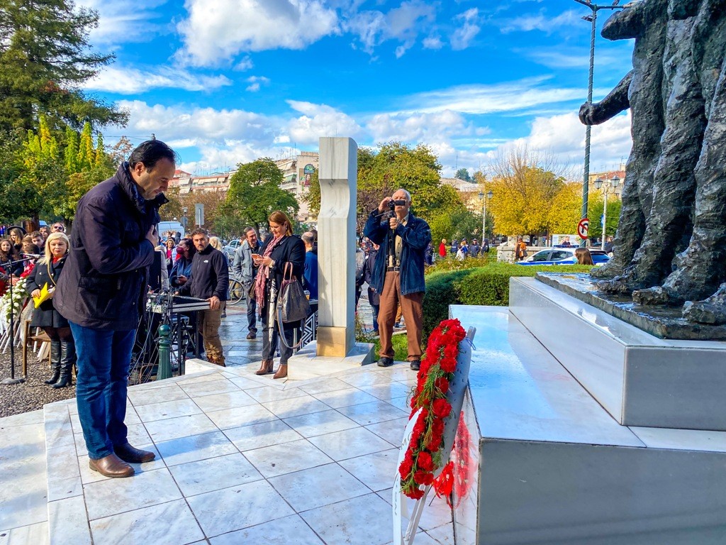 Τιμήθηκε η 49η επέτειος της εξέγερσης του Πολυτεχνείου