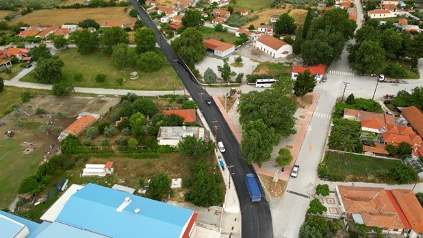 Ασφαλτοστρώσεις μήκους 9,5 χλμ. σε περιοχές των Τεμπών