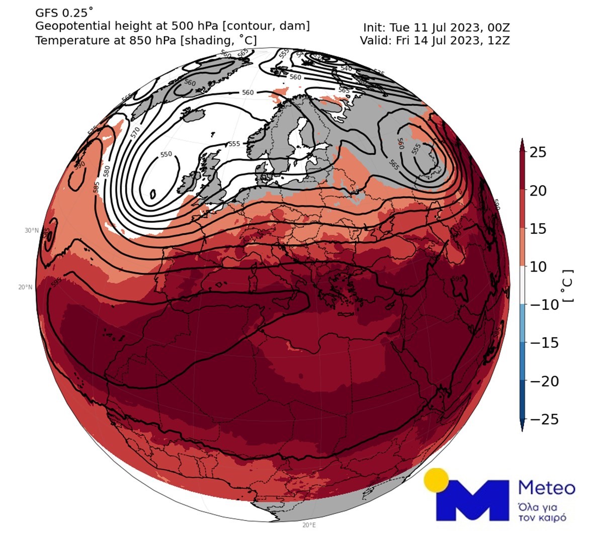 ΚΛΕΩΝ: Στους 42-44 βαθμούς στη Θεσσαλία από την Παρασκευή