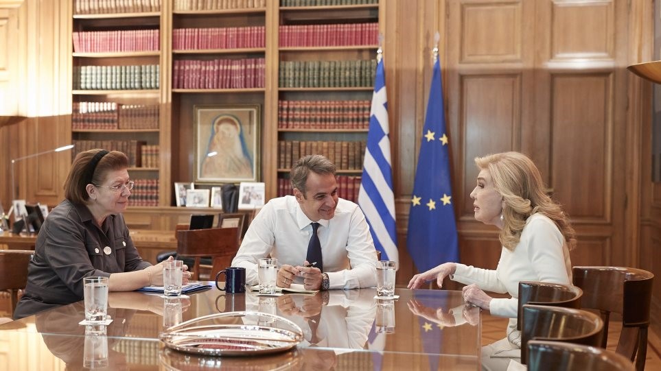 Στο Μαξίμου η Μαριάννα Βαρδινογιάννη
