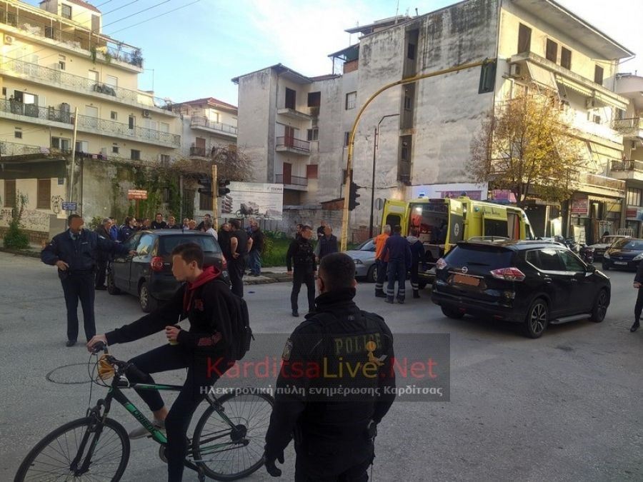 Tρόχαιο με τραυματισμό δικυκλιστή