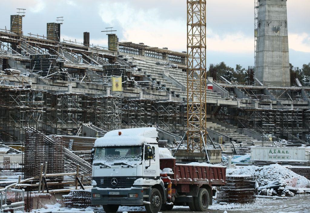 Εργατικό δυστύχημα με νεκρό στο γήπεδο της ΑΕΚ