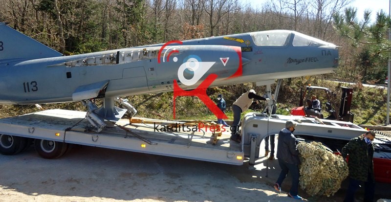 Έφτασε το Mirage F1 προς τιμή του Γιώργου Μπαλταδώρου 
