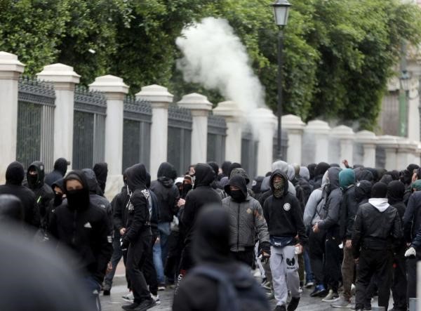 Τα πρώτα επεισόδια στο κέντρο της Αθήνας