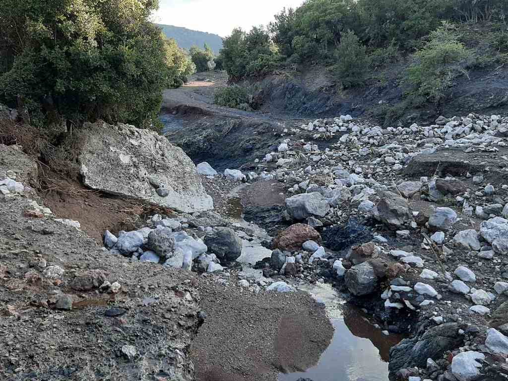 Βιβλική καταστροφή στην Ανάβρα από τον Ιανό