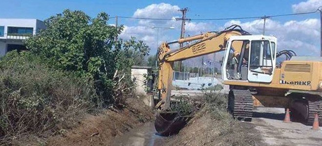 Καθαρίζονται ρέματα σε ακτίνα 15 χιλιομέτρων