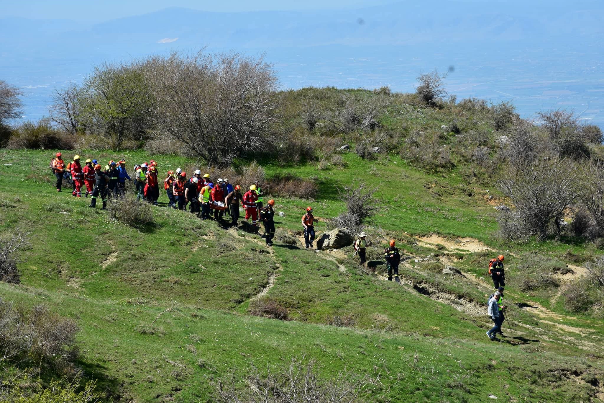 Μεγάλη άσκηση με σενάριο διάσωσης από χιονοστιβάδα