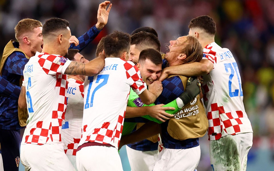 Στα ημιτελικά η Κροατία, απέκλεισε τη Βραζιλία στα πέναλτι