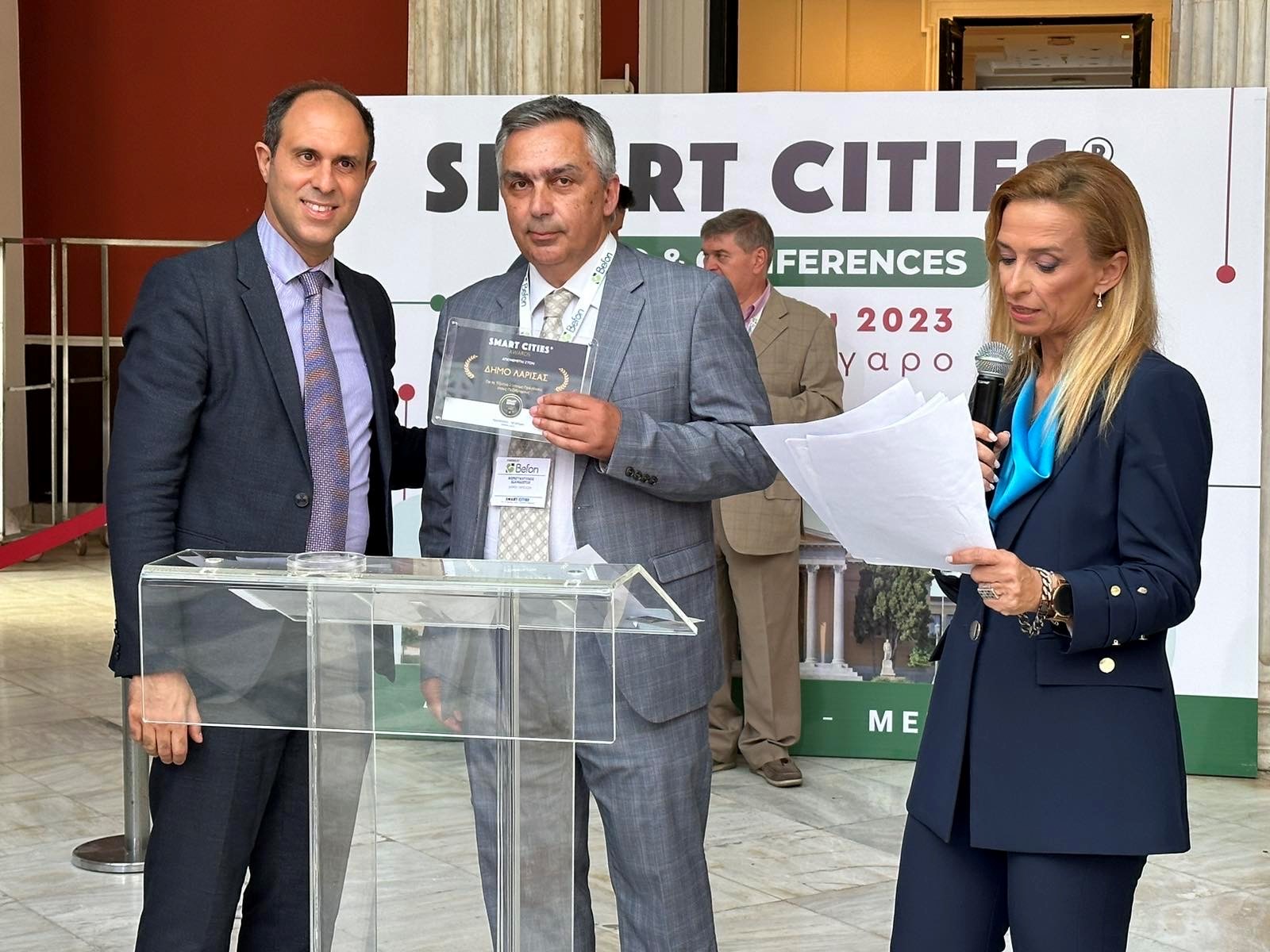 Διάκριση για το σύστημα πρόσβασης στους πεζοδρόμους