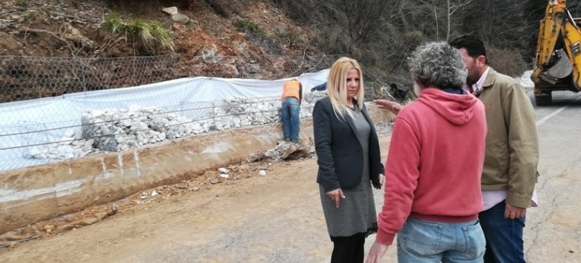 Συντήρηση του δρόμου Αγριά – Δράκεια – Χάνια