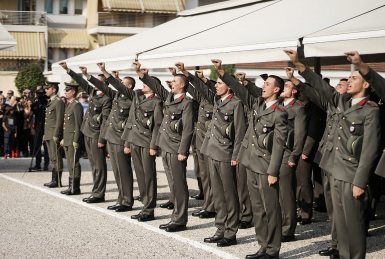 Oρκίστηκαν 170 πρωτοετείς σπουδαστές της ΣΜΥ