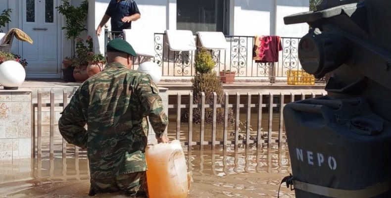 Εθελοντική προσφορά στους πληγέντες της Θεσσαλίας