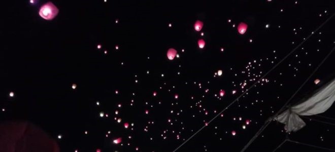 Ο ουρανός πλημμύρισε φαναράκια