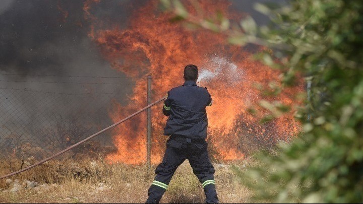 Φωτιά στο Νότιο Πήλιο