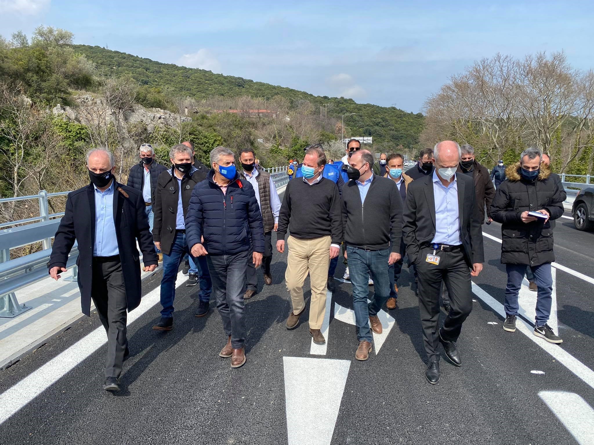 Παραδόθηκε στην κυκλοφορία η Γέφυρα Πηνειού στα Τέμπη