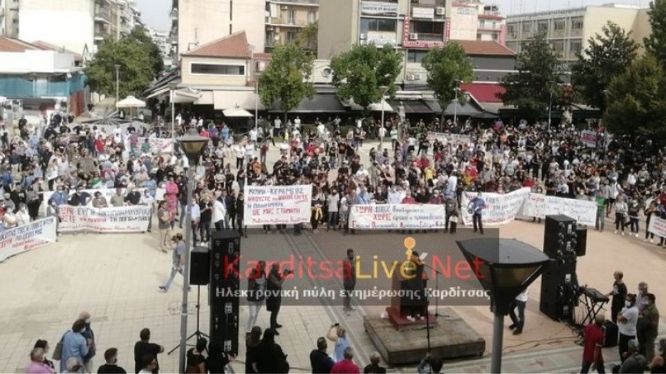 Συλλαλητήριο για τους πλημμυροπαθείς της κακοκαιρίας
