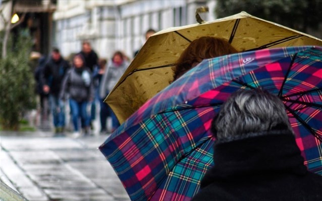 Βροχές, καταιγίδες και χαλάζι την Παρασκευή