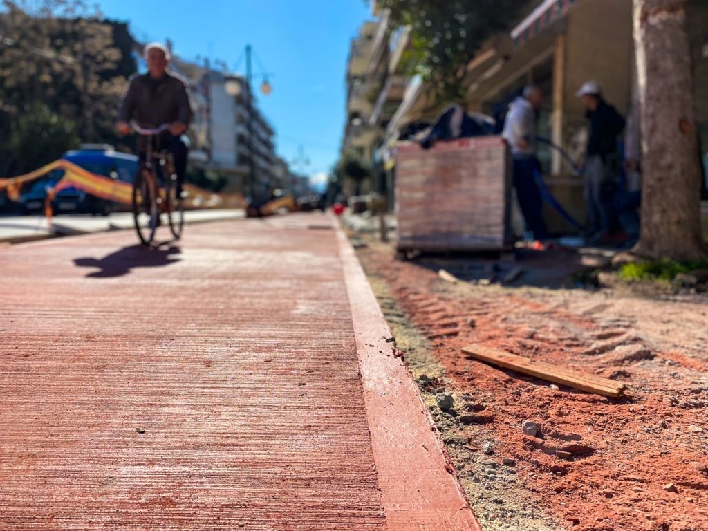 Συνεχίζονται τα έργα στην Κονδύλη και στο Open Mall