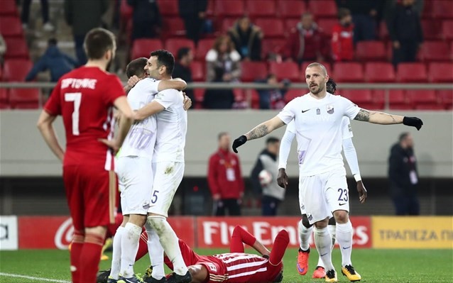 Η Λαμία απέκλεισε τον Ολυμπιακό με νίκη 1-0