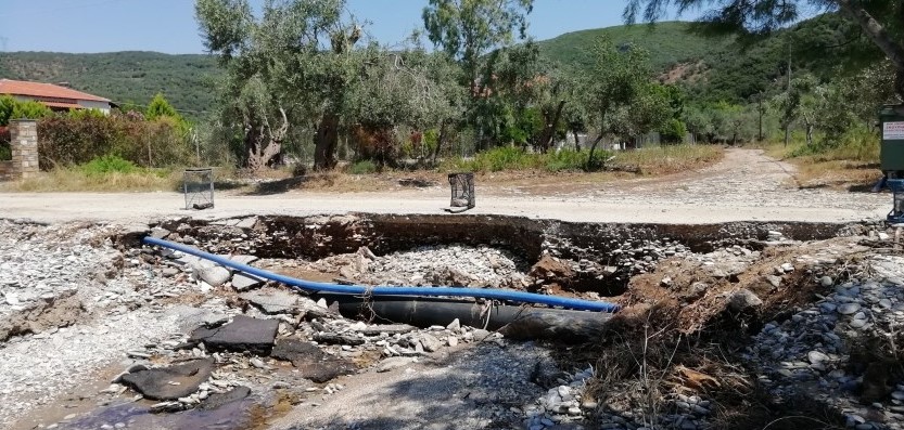 Προβλήματα από την έντονη βροχόπτωση