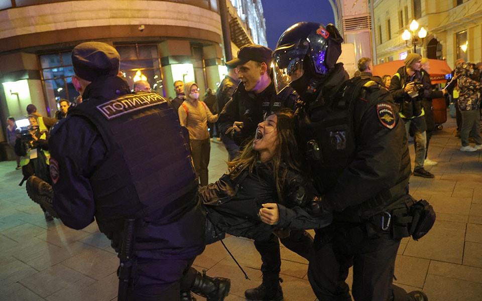 Διαδηλώσεις στη Ρωσία μετά την επιστράτευση