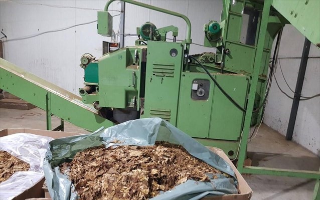 "Ξήλωσε" παράνομη μονάδα παρασκευής επώνυμων τσιγάρων