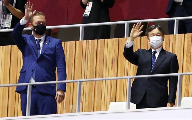 Ο αυτοκράτορας Ναρουχίτο κήρυξε την έναρξη των Αγώνων