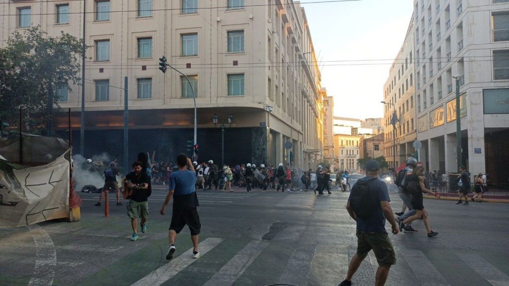 Ένταση στη συγκέντρωση για τον Γιάννη Μιχαηλίδη