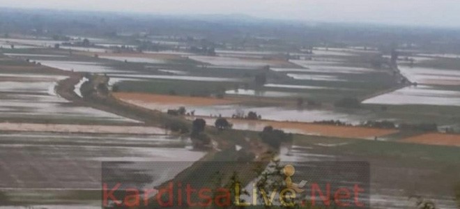 Πλημμύρισαν εκτάσεις από τα νερά του ποταμού Μέγα