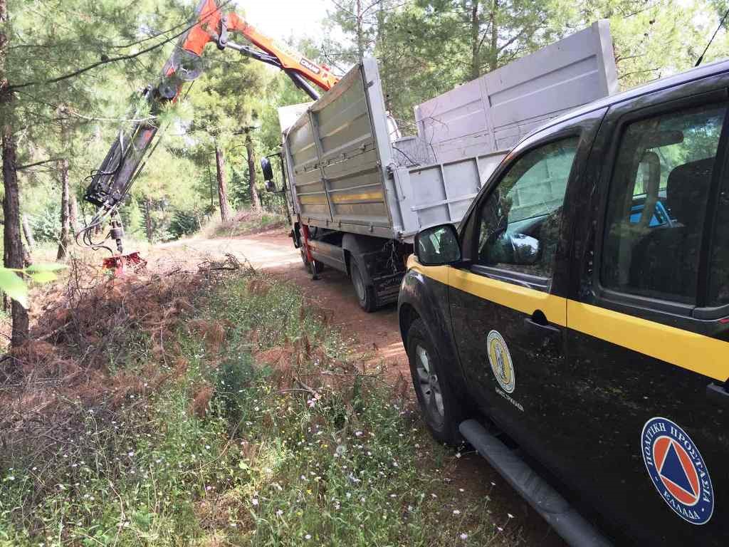 Αντιπυρική προστασία στο άλσος Προφήτη Ηλία