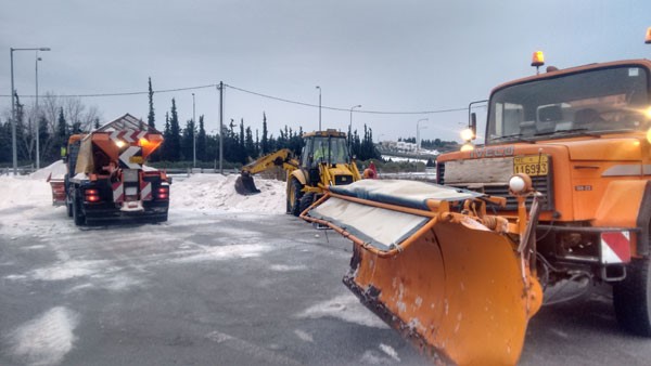 Άσκηση αποχιονισμού την Τρίτη 30/11 στην ΠΑΘΕ Μαγνησίας