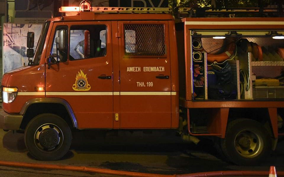 Μεγάλες ζημιές σε τράκτορα νταλίκας από πυρκαγιά
