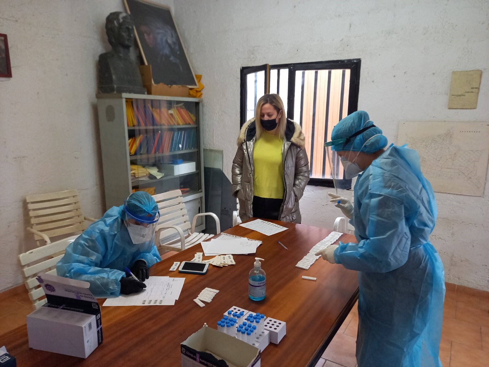 Aρνητικά όλα τα rapid test στο Αμαξοστάσιο