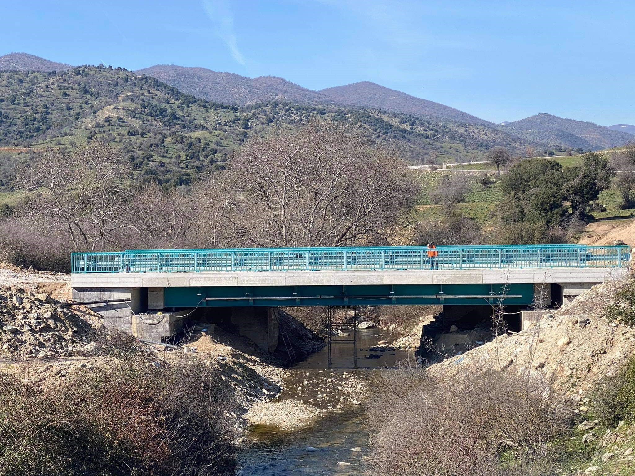 Ολοκληρώνονται οι εργασίες στην γέφυρα του Διάσελου