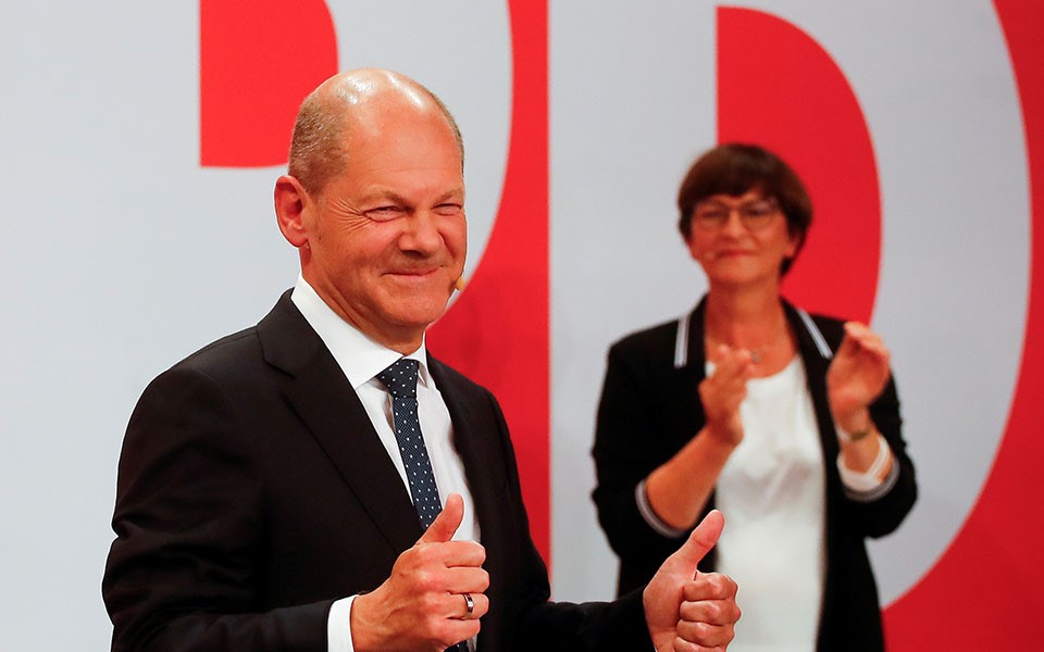 Επικράτηση του SPD με ποσοστό 25,7%