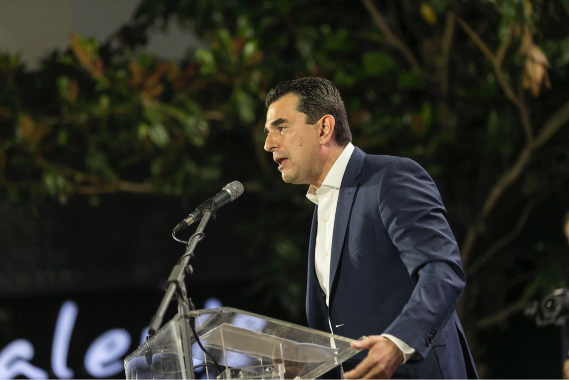 Μήνυμα νίκης από τον Κώστα Σκρέκα - Mεγάλη συγκέντρωση στα Τρίκαλα