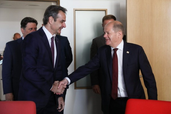 Επίσκεψη του Όλαφ Σόλτς και συνάντηση με τον πρωθυπουργό