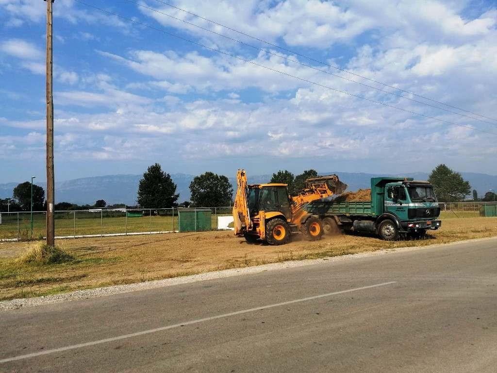 Έργα διαμόρφωσης στο αθλητικό πάρκο Σωτήρας