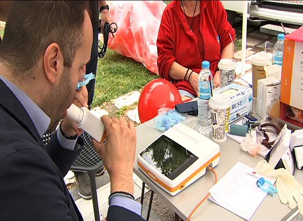 Δωρεάν σπιρομετρήσεις στην κεντρική πλατεία