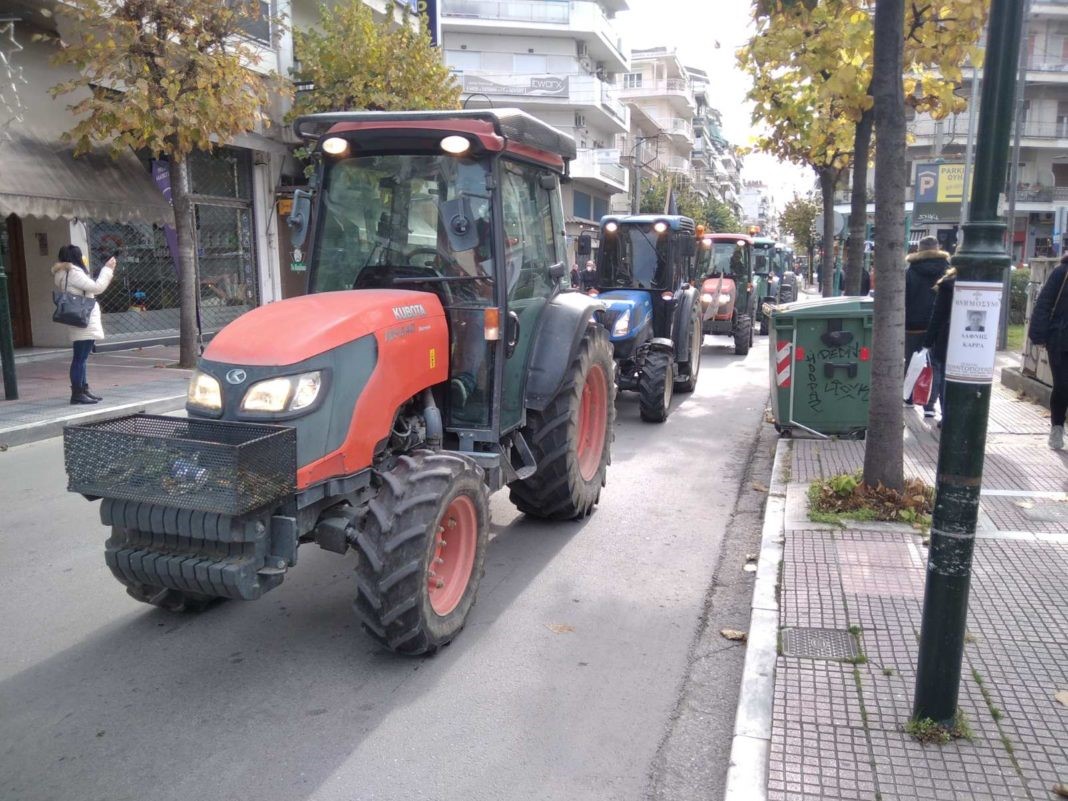 Πορεία αγροτών για τις αποζημιώσεις από τον παγετό