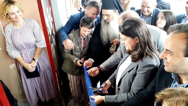 Εγκαινίασε το ειδικό επαγγελματικό σχολείο η Ν. Κεραμέως