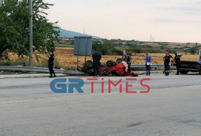 Σέρρες: Πολύνεκρο τροχαίο με τρεις νεκρούς