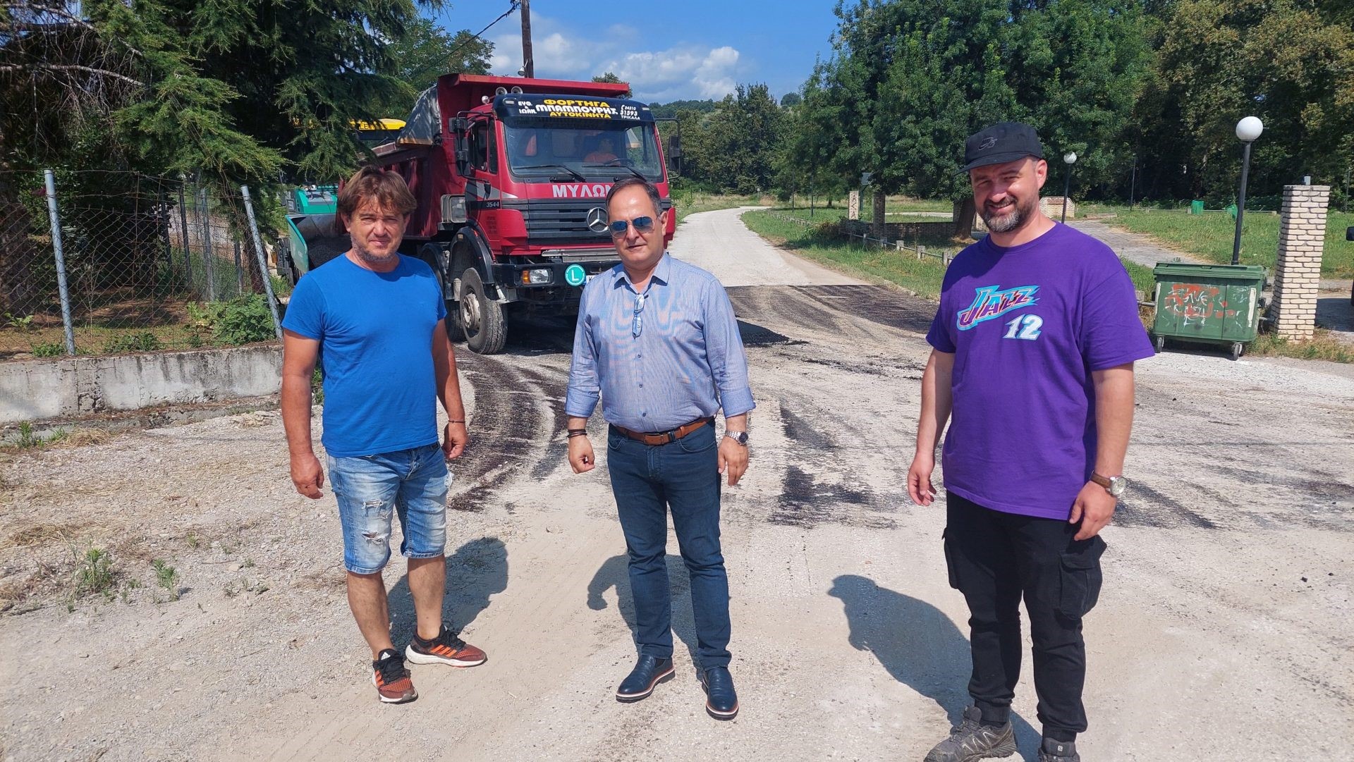 Ασφαλτοστρώσεις από την ΣΑΤΑ στο Ρούσσο