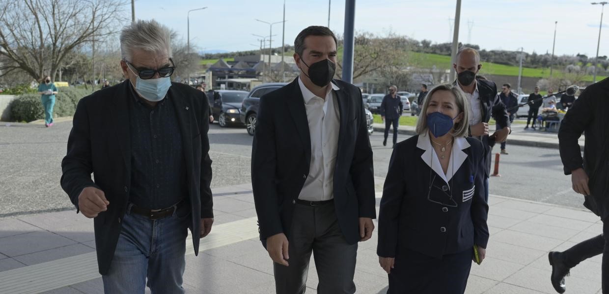Στο Πανεπιστημιακό Νοσοκομείο Λάρισας ο Τσίπρας