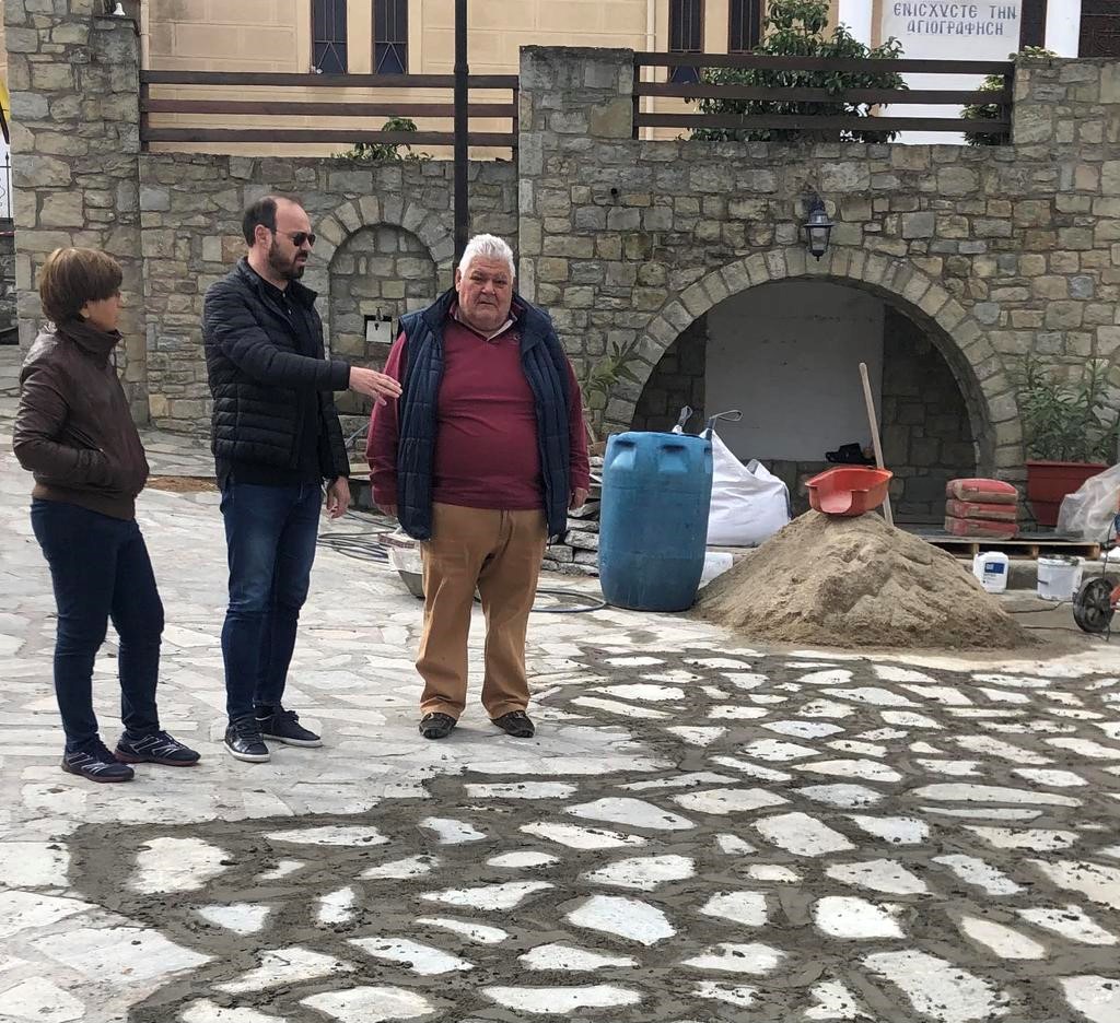 Αντικατάσταση πλακόστρωτου στην Κεντρική πλατεία Φαναρίου