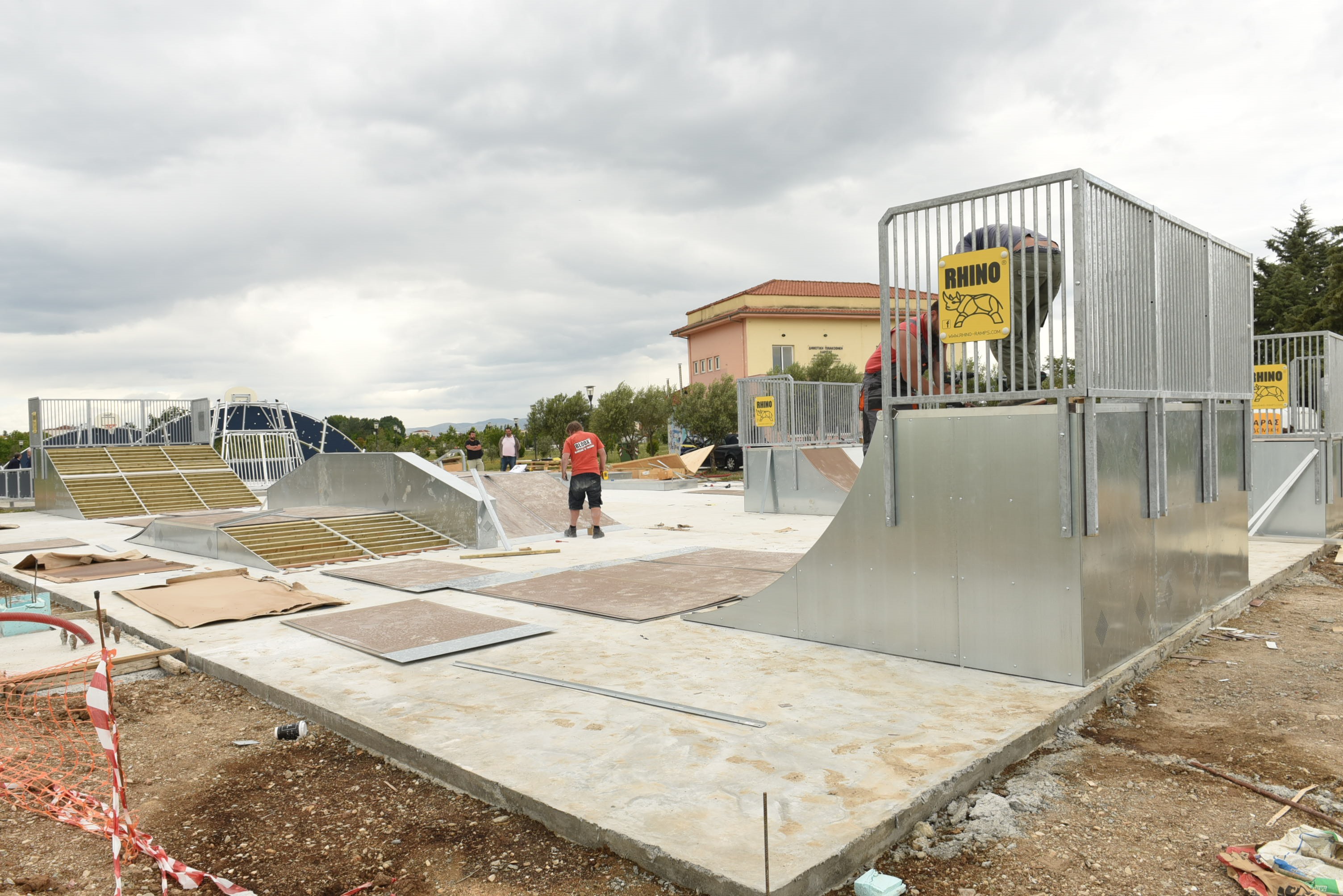 Mε Θοδωρή Παπαλουκά η παράδοση του πολυγηπέδου