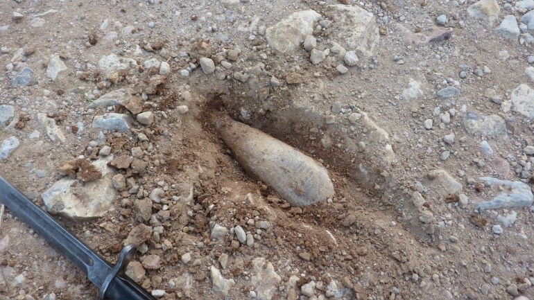 Εξουδετερώθηκε βλήμα πυροβόλου του 1940