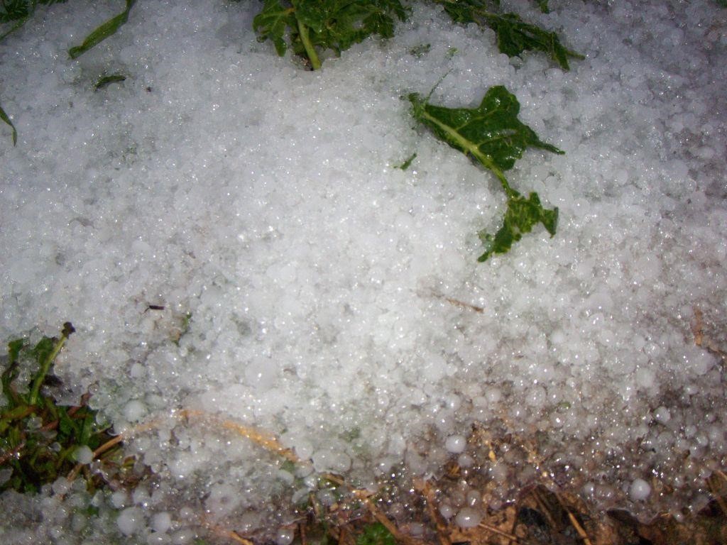 Iσχυρή χαλαζόπτωση σε χωριά της Φαρκαδόνας
