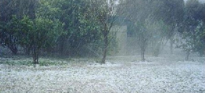 Εντονη χαλαζόπτωση στα ορεινά